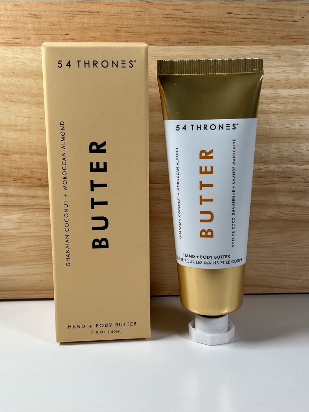 54 Thrones Hand Body Butter Coconut Almond Intensive Dry Skin Treatment